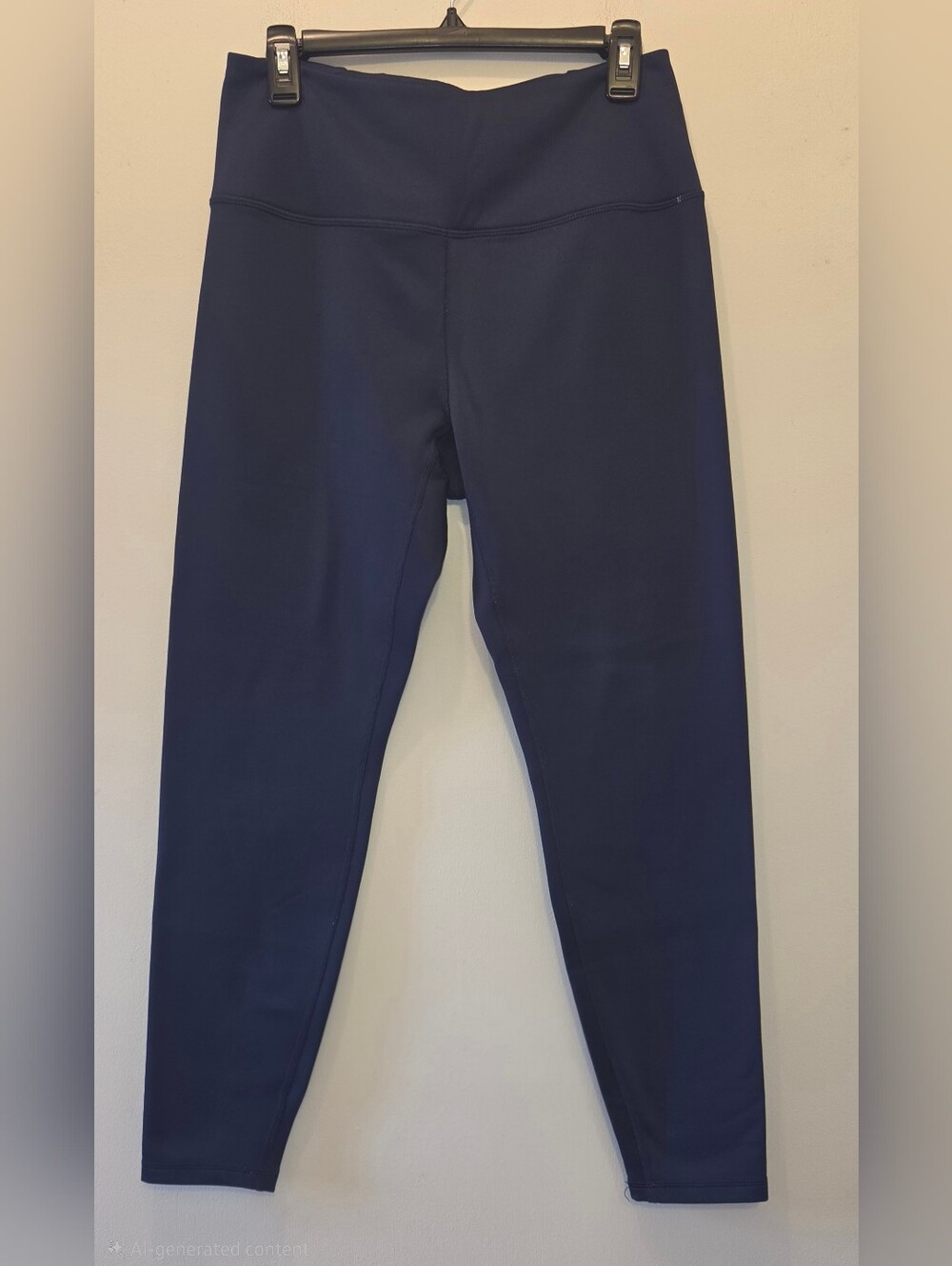 Spyder Womens' Navy Athletic High-Rise Thermal Leggings